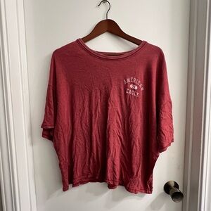 AE over size crop tee